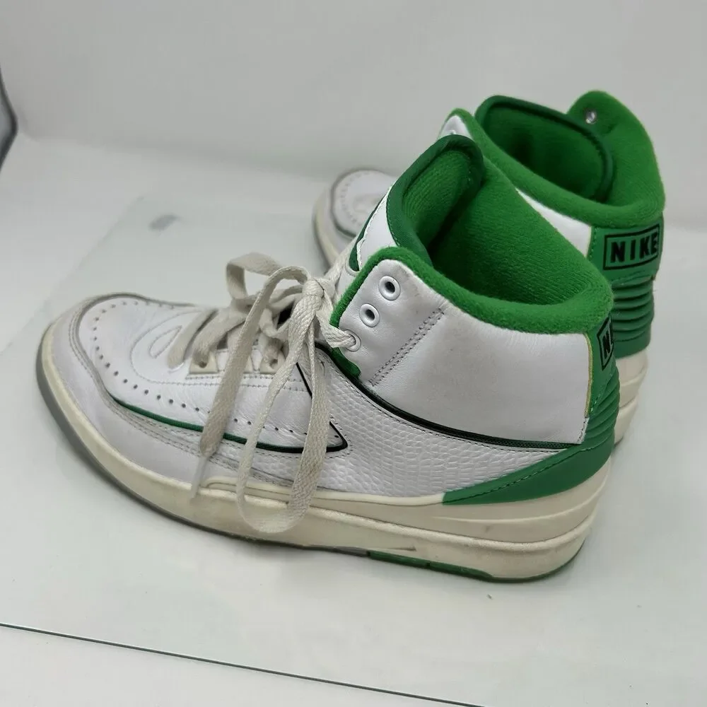 Jordan 2 Retro Lucky Green GS DQ8562 103 White Mens Size 6Y